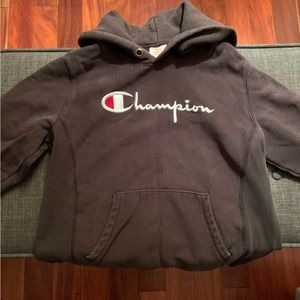 Champion Boys Heavy Black Sweater